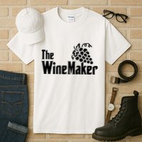 The Wine Maker Vinyard Winery Wine Making Grapes Winemaker Tall T-Shirt