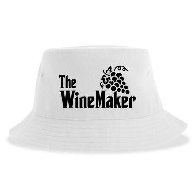 The Wine Maker Vinyard Winery Wine Making Grapes Winemaker Sustainable Bucket Hat