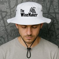 The Wine Maker Vinyard Winery Wine Making Grapes Winemaker Bucket Hat