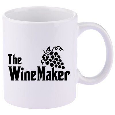 The Wine Maker Vinyard Winery Wine Making Grapes Winemaker 11oz C Handle Ceramic Mug