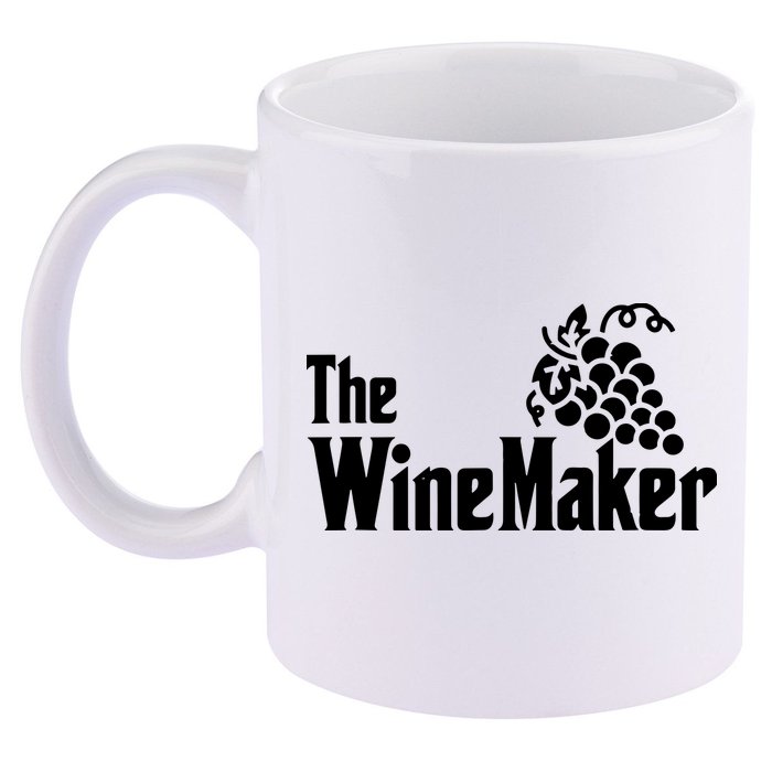 The Wine Maker Vinyard Winery Wine Making Grapes Winemaker 11oz C Handle Ceramic Mug