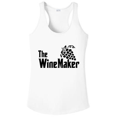 The Wine Maker Vinyard Winery Wine Making Grapes Winemaker Ladies PosiCharge Competitor Racerback Tank