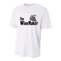 The Wine Maker Vinyard Winery Wine Making Grapes Winemaker Youth Performance Sprint T-Shirt