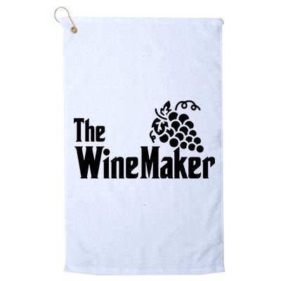 The Wine Maker Vinyard Winery Wine Making Grapes Winemaker Golf Towel