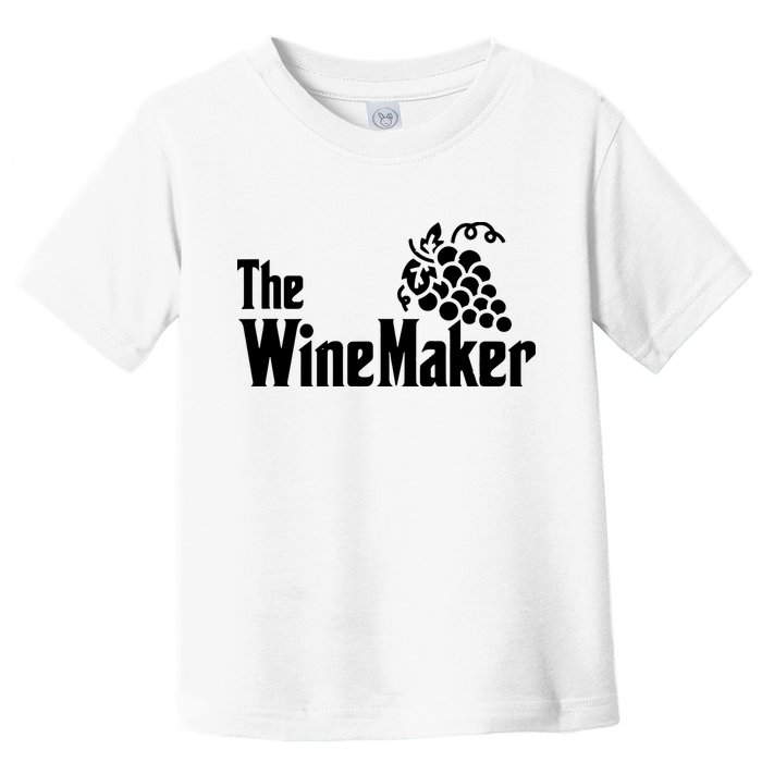 The Wine Maker Vinyard Winery Wine Making Grapes Winemaker Toddler T-Shirt
