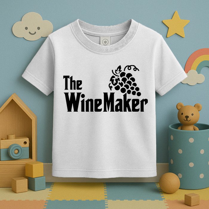The Wine Maker Vinyard Winery Wine Making Grapes Winemaker Toddler T-Shirt
