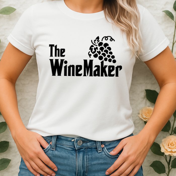 The Wine Maker Vinyard Winery Wine Making Grapes Winemaker Womens T-Shirt