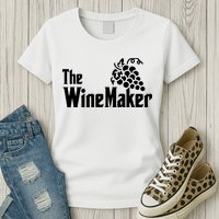 The Wine Maker Vinyard Winery Wine Making Grapes Winemaker Womens T-Shirt