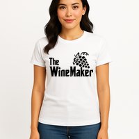 The Wine Maker Vinyard Winery Wine Making Grapes Winemaker Womens T-Shirt