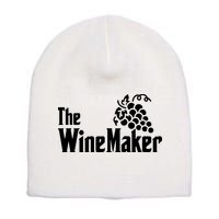 The Wine Maker Vinyard Winery Wine Making Grapes Winemaker Short Acrylic Beanie