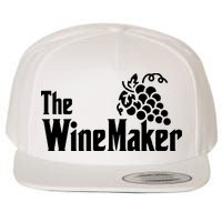 The Wine Maker Vinyard Winery Wine Making Grapes Winemaker Wool Snapback Cap