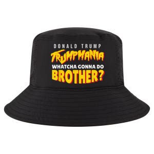 Trump Wrestling Meme Fake News Trumpamania Whatcha Gonna Do Brother Cool Comfort Performance Bucket Hat