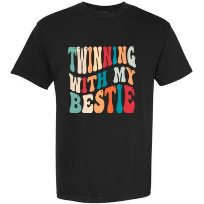 Twinning With My Bestie Twin Day Best Friend Spirit Week Garment-Dyed Heavyweight T-Shirt