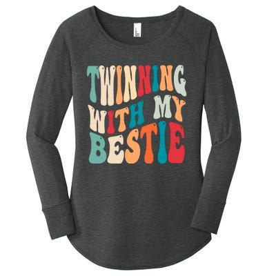 Twinning With My Bestie Twin Day Best Friend Spirit Week Women's Perfect Tri Tunic Long Sleeve Shirt