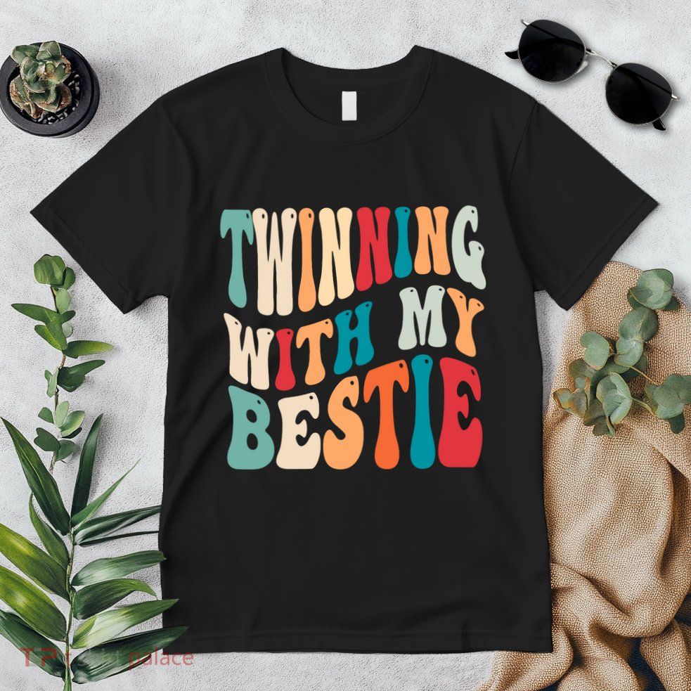 Twinning With My Bestie Twin Day Best Friend Spirit Week Premium T-Shirt