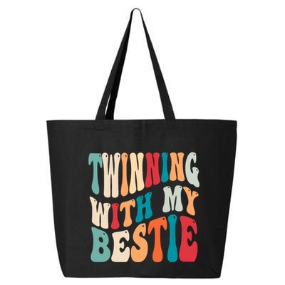 Twinning With My Bestie Twin Day Best Friend Spirit Week 25L Jumbo Tote
