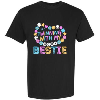 Twinning With My Work Bestie Spirit Week Best Friend Twin Garment-Dyed Heavyweight T-Shirt