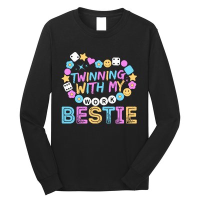 Twinning With My Work Bestie Spirit Week Best Friend Twin Long Sleeve Shirt