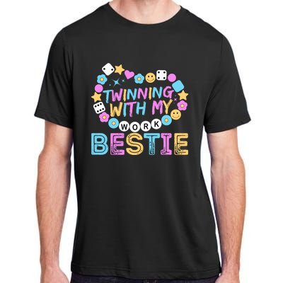 Twinning With My Work Bestie Spirit Week Best Friend Twin Adult ChromaSoft Performance T-Shirt