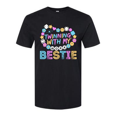 Twinning With My Work Bestie Spirit Week Best Friend Twin Softstyle CVC T-Shirt