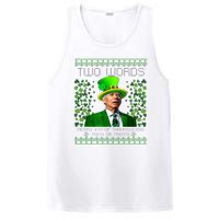 Two Words Merry 4th Of Thanksgiving Funny Biden St Patricks Day Gift PosiCharge Competitor Tank