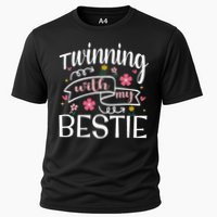 Twinning With My Bestie Girl Twin Day Best Friend BFF Cute Cooling Performance Crew T-Shirt