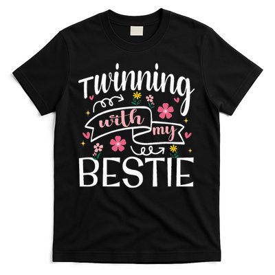Twinning With My Bestie Girl Twin Day Best Friend BFF Cute T-Shirt