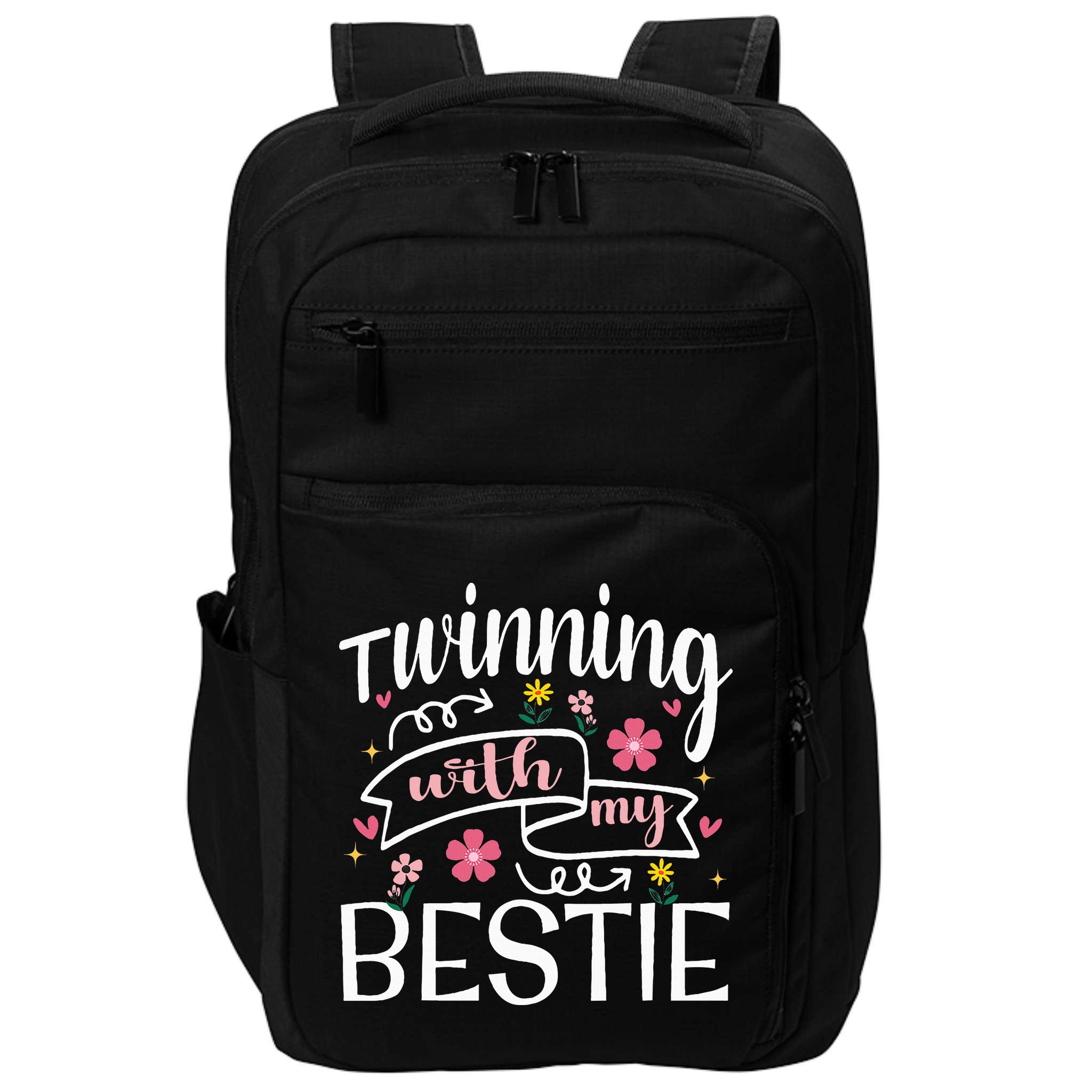 Twinning With My Bestie Girl Twin Day Best Friend BFF Cute Impact Tech Backpack