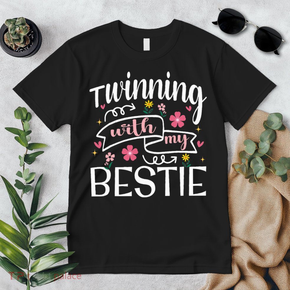 Twinning With My Bestie Girl Twin Day Best Friend BFF Cute Premium T-Shirt