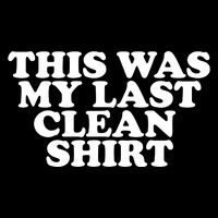This Was My Last Clean Women's Crop Top Tee