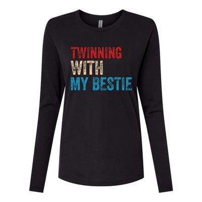 T.winning With My Bestie Spirit Week Twin Day Best Friend Womens Cotton Relaxed Long Sleeve T-Shirt