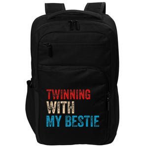 T.winning With My Bestie Spirit Week Twin Day Best Friend Impact Tech Backpack