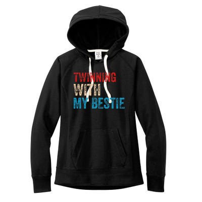 T.winning With My Bestie Spirit Week Twin Day Best Friend Women's Fleece Hoodie