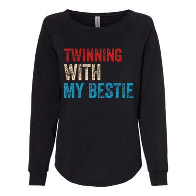 T.winning With My Bestie Spirit Week Twin Day Best Friend Womens California Wash Sweatshirt