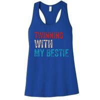 T.winning With My Bestie Spirit Week Twin Day Best Friend Women's Racerback Tank