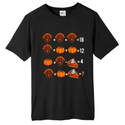 Thanksgiving Weekend Math Teacher Humor Order Of Operations Tall Fusion ChromaSoft Performance T-Shirt