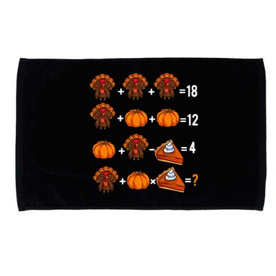 Thanksgiving Weekend Math Teacher Humor Order Of Operations Microfiber Hand Towel