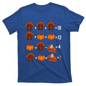 Thanksgiving Weekend Math Teacher Humor Order Of Operations T-Shirt