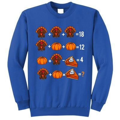 Thanksgiving Weekend Math Teacher Humor Order Of Operations Tall Sweatshirt