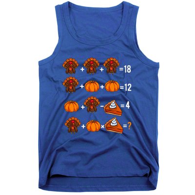 Thanksgiving Weekend Math Teacher Humor Order Of Operations Tank Top