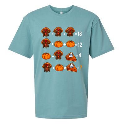 Thanksgiving Weekend Math Teacher Humor Order Of Operations Sueded Cloud Jersey T-Shirt