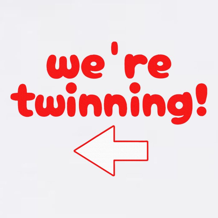 Twinning With My Bestie Spirit Week Twin Day Best Friend Cooling Performance Crew T-Shirt