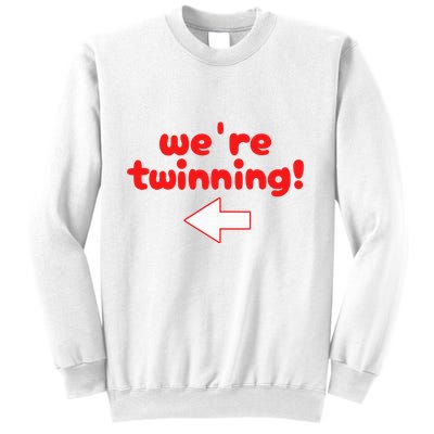 Twinning With My Bestie Spirit Week Twin Day Best Friend Sweatshirt