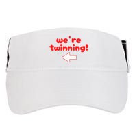 Twinning With My Bestie Spirit Week Twin Day Best Friend Adult Drive Performance Visor