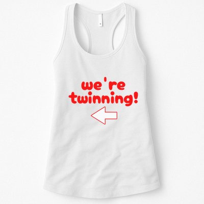 Twinning With My Bestie Spirit Week Twin Day Best Friend Womens Tank Top