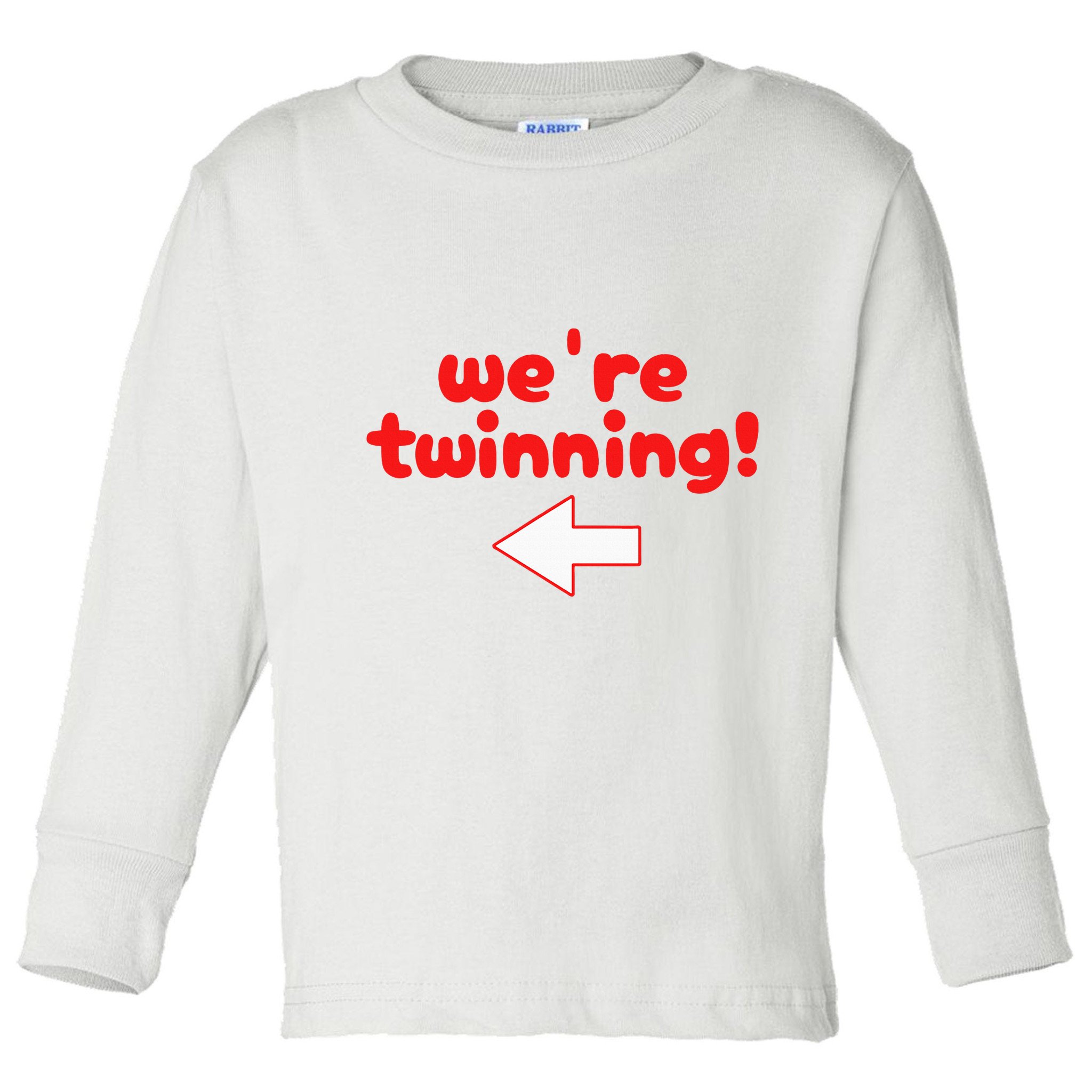 Twinning With My Bestie Spirit Week Twin Day Best Friend Toddler Long Sleeve Shirt