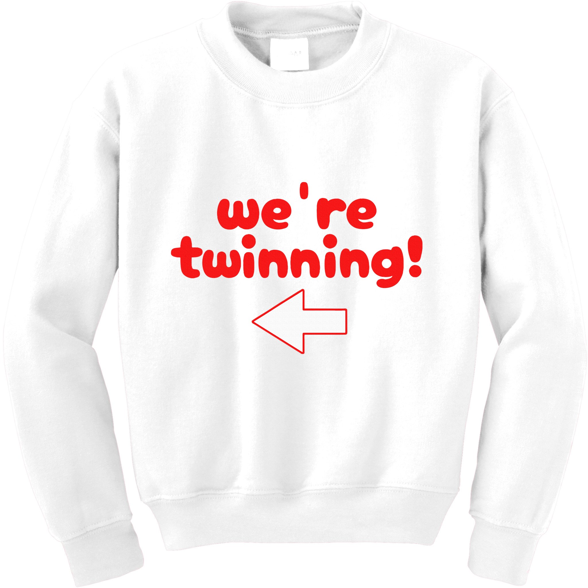 Twinning With My Bestie Spirit Week Twin Day Best Friend Kids Sweatshirt