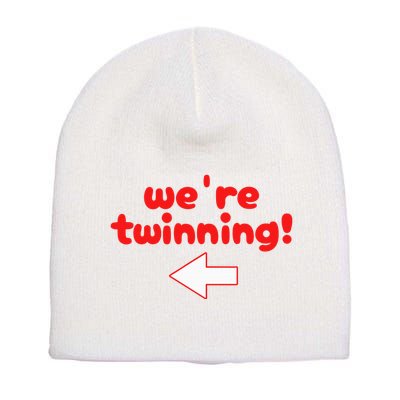 Twinning With My Bestie Spirit Week Twin Day Best Friend Short Acrylic Beanie