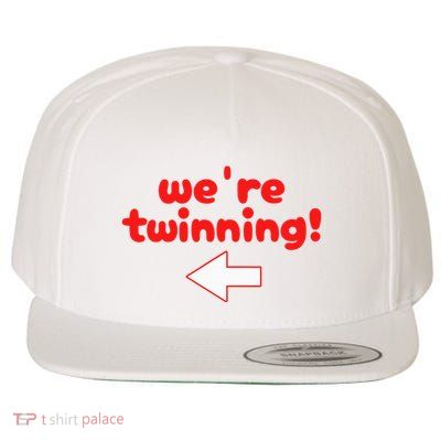Twinning With My Bestie Spirit Week Twin Day Best Friend Wool Snapback Cap