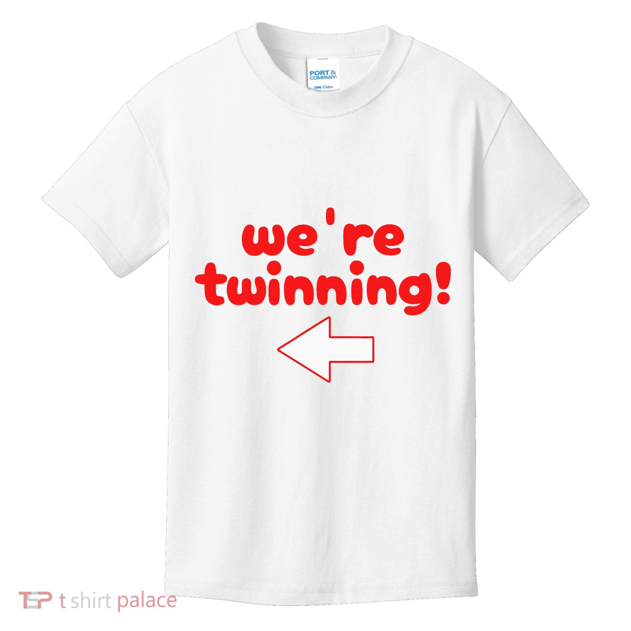 Twinning With My Bestie Spirit Week Twin Day Best Friend Kids T-Shirt